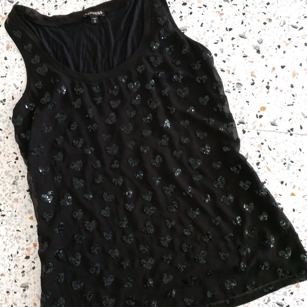 Beaded tank top